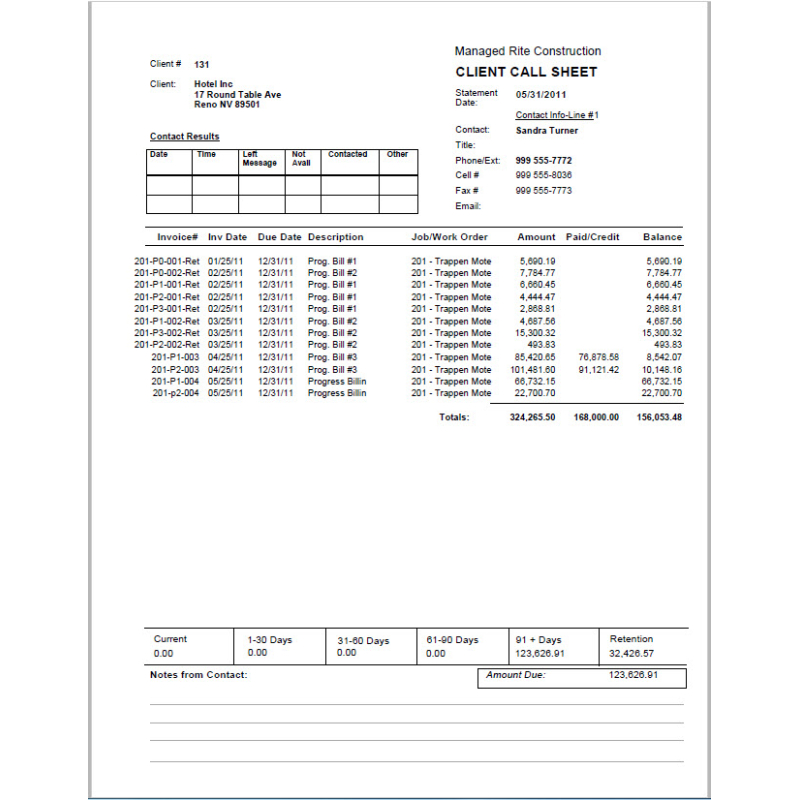 03-04-00-24 AR-SR Client Call Sheet