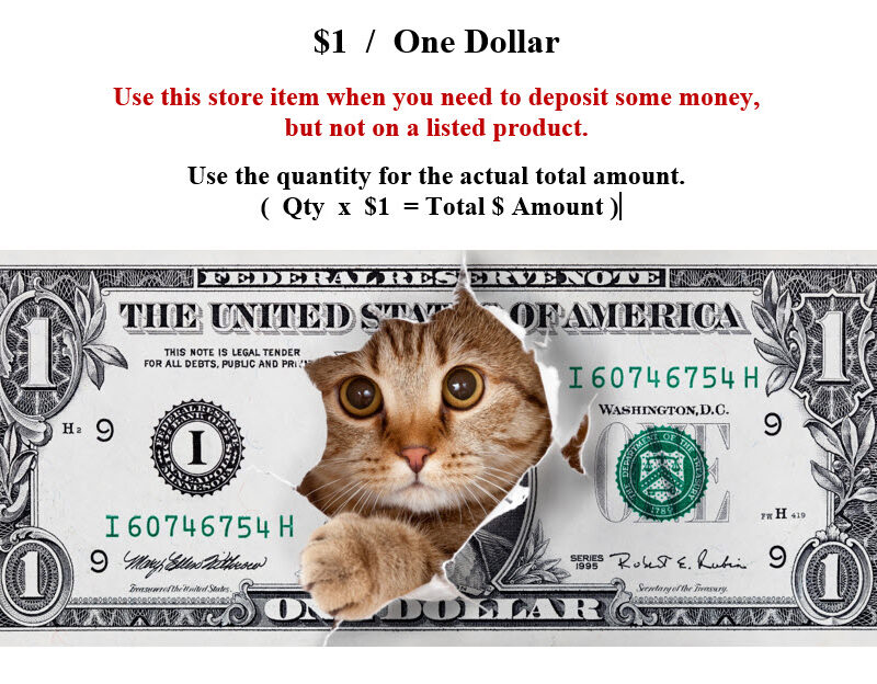 $1  /  One Dollar