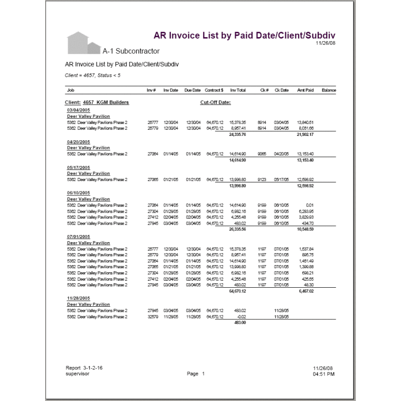 03-01-02-16 AR Invoice List by Paid Date