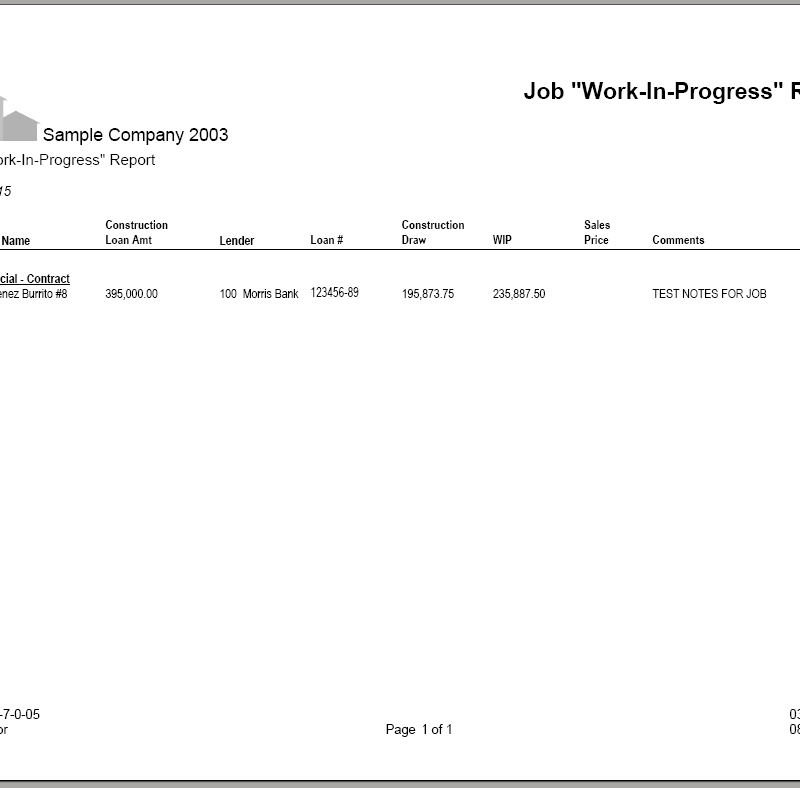 03-05-00-05 Work-In-Progress Job List by Type with Details