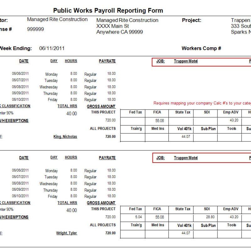 05-01-06-14 Payroll (Certified) by Job/Phase