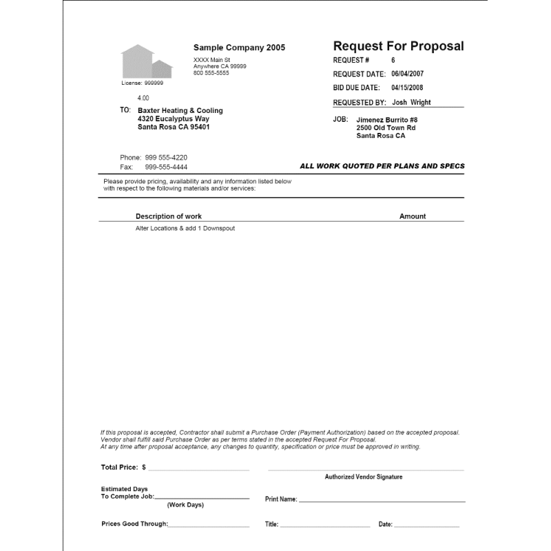06-04-03-05 Request for Proposal